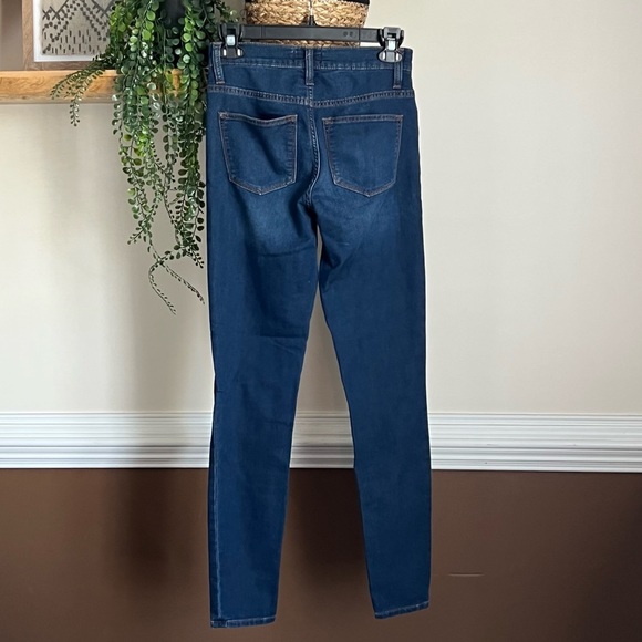 J Crew High Rise Toothpick Jeans Sz 26 Tall - Picture 3 of 6